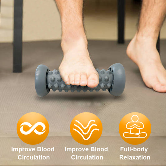 Foot Massager Ball Roller Yoga Muscle Roller Stick For Feet Hand Leg Relaxation Manual Massage Therapy Pain Relief Acupressure