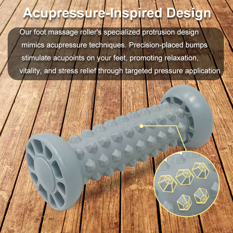 Foot Massager Ball Roller Yoga Muscle Roller Stick For Feet Hand Leg Relaxation Manual Massage Therapy Pain Relief Acupressure