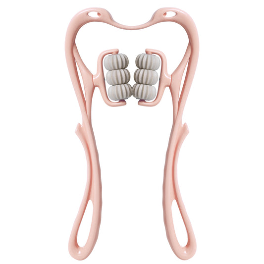 Six-Wheel Manual Cervical Massager for Neck Back Waist - Muscle Tension Relief And Relaxation Rolling Therapeutic Tool